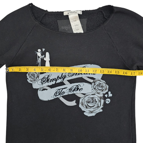 Nightmare Before Christmas Shirt Women Small Disney Park Fleece Jack Skellington - Picture 11 of 12